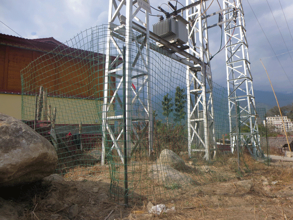墨脫村供電變壓器（2015年5月）