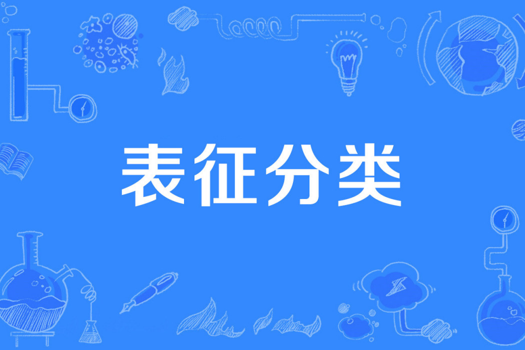 表征分類 表征分類