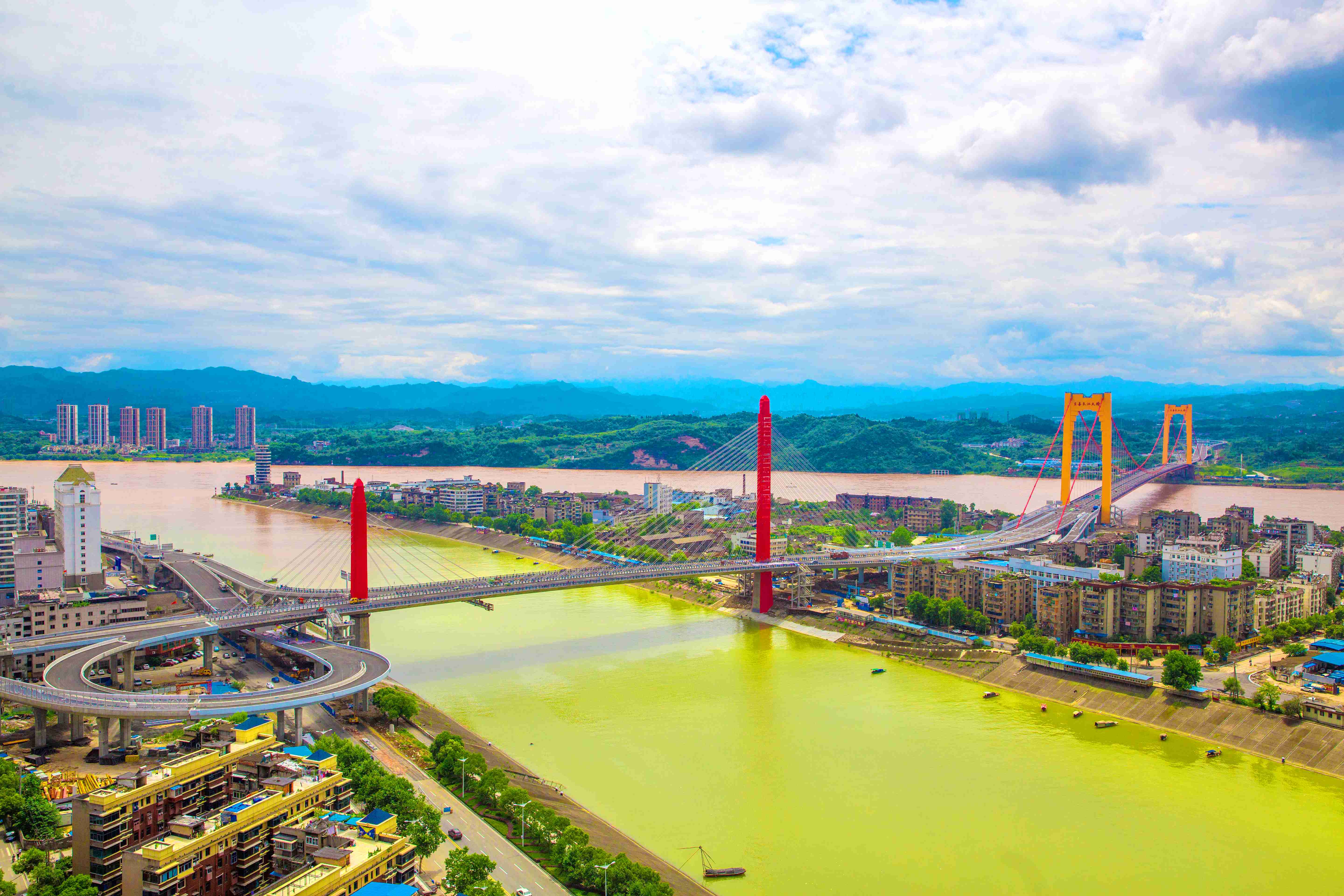 至喜長江大橋全景