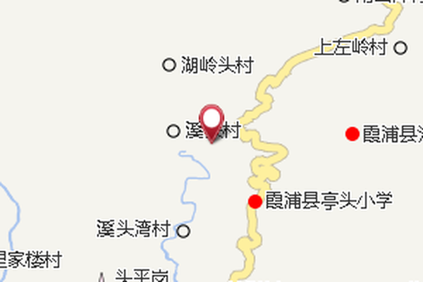 後溪嶺村 後溪嶺村