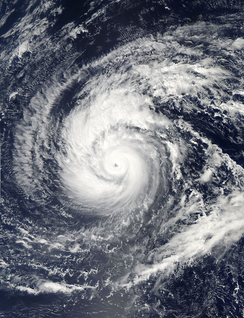 超強颱風范斯高 衛星雲圖