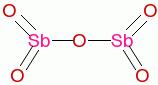五氧化二銻結構式