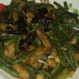 茄子炒豇豆