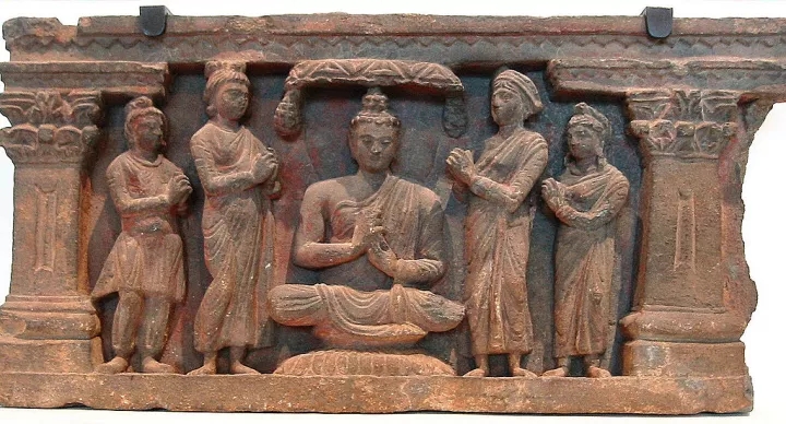 印度斯基泰時期留下的佛教雕塑
