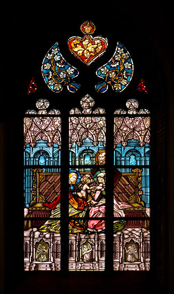 德國希爾斯肖恩修道院教堂的花窗玻璃