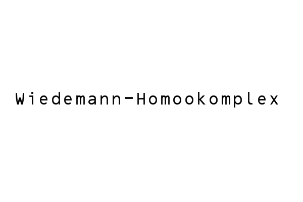 Wiedemann-Homookomplex Wiedemann-Homookomplex