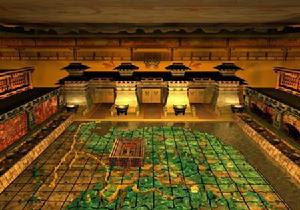 秦始皇陵墓室想像圖