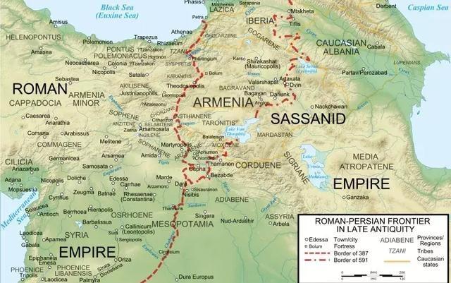 科斯洛伊斯二世將不少高加索地區割讓給羅馬
