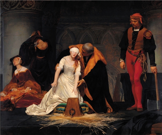1554年簡·格雷在倫敦塔被處決