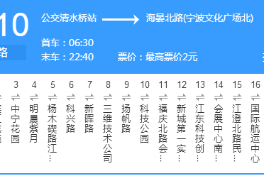 寧波公交810路 寧波公交810路