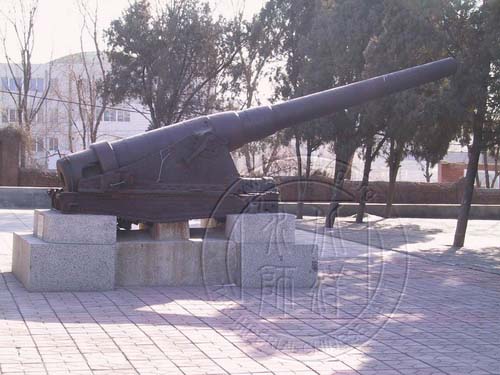 “濟遠”艦的克虜伯150mm後尾主炮