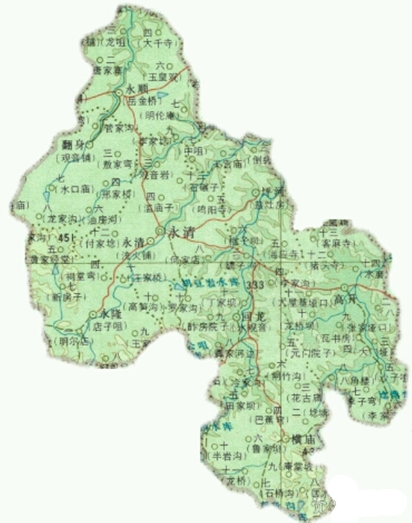 安岳縣永清區地圖