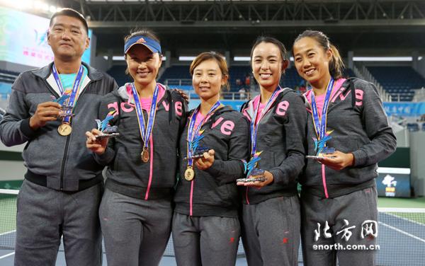 天津隊收穫全運會女網團體三連冠