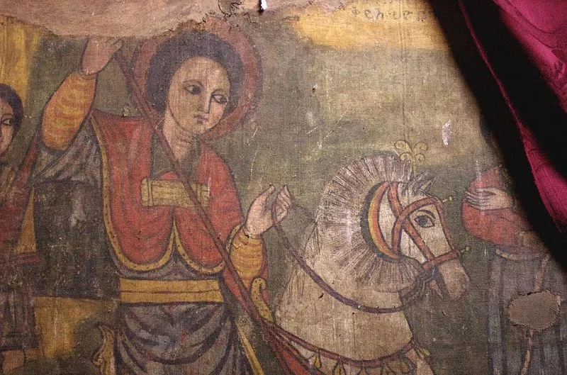 中世紀前期 拜占庭風格的衣索比亞宗教畫