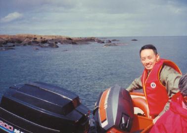 1987年劉興詩教授在北冰洋考察