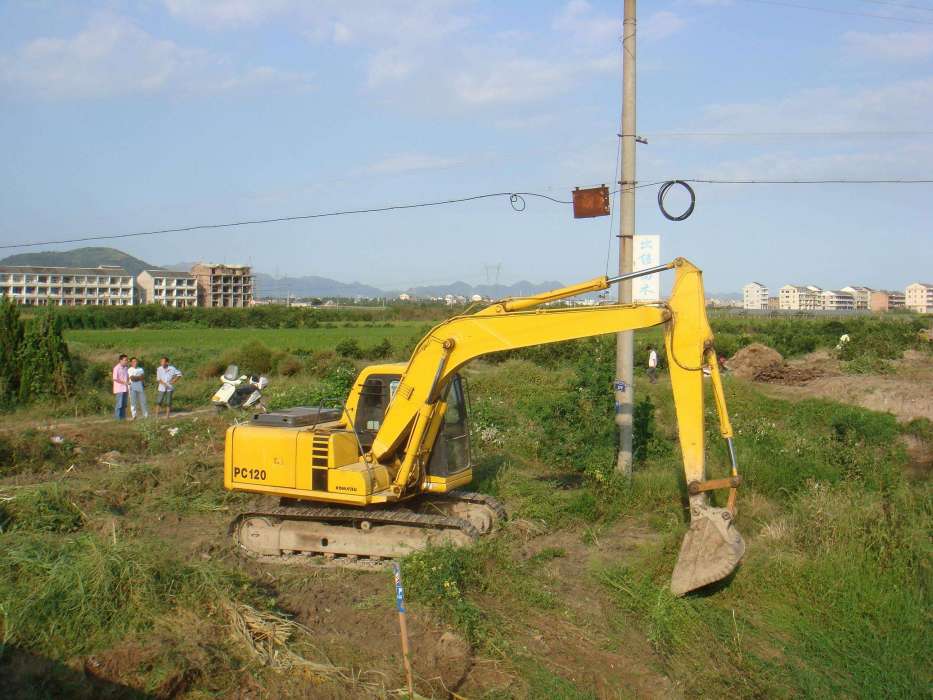 索道挖土機 索道挖土機