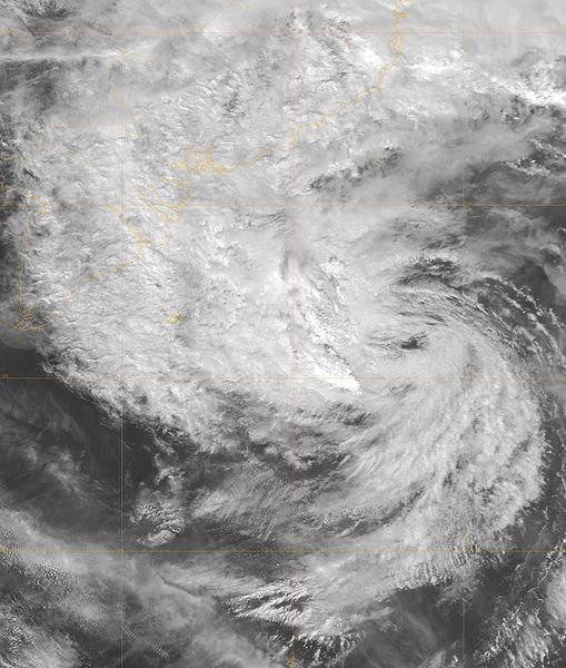 熱帶風暴25W 衛星雲圖