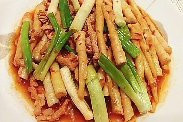 辣炒劍筍 辣炒劍筍