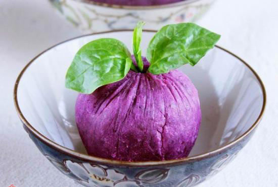 茶巾紫薯絞