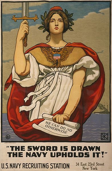 考克斯1917年作品，徵兵海報