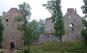 錫古爾達的城堡廢墟