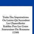 Traite Des Impetrations