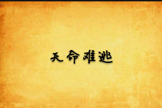 天命難逃(網路小說) 天命難逃(網路小說)