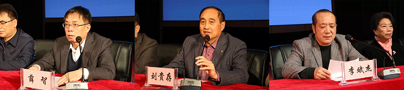 中北大學黨委副書記、忻州市藝術研究院院長和非遺代表講話
