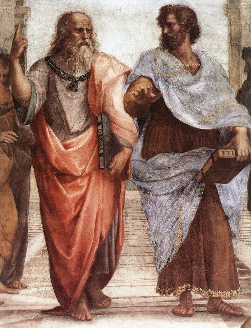 柏拉圖和亞里士多德