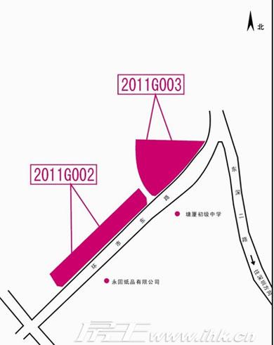 碧桂園塘廈鳳凰苑項目地塊位規劃圖