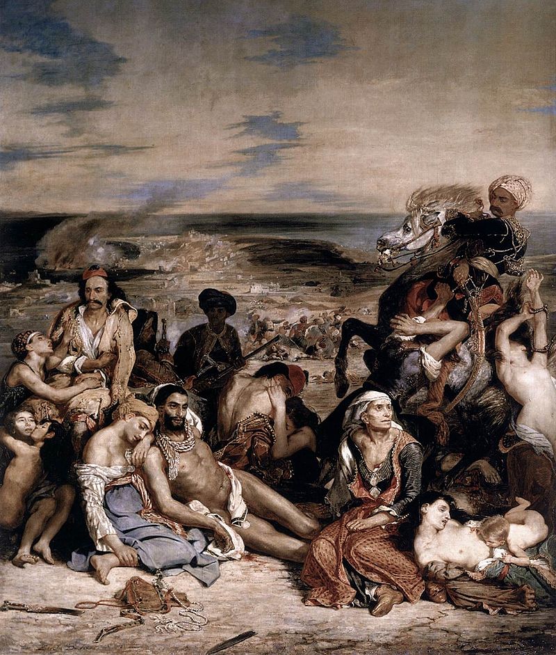 歐仁·德拉克羅瓦的畫作《希俄斯屠殺》