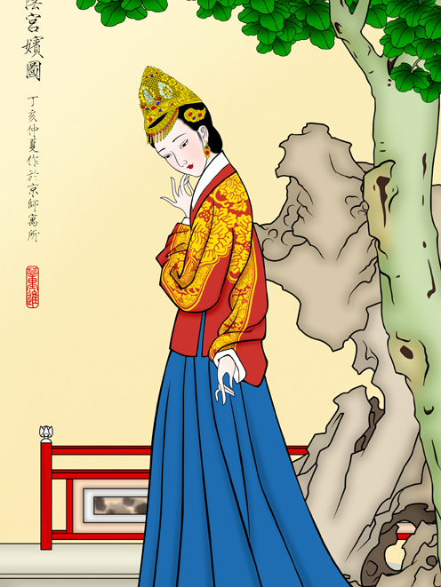 挑心髻 挑心髻