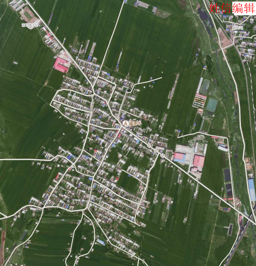 前瓦廟子村衛星地圖