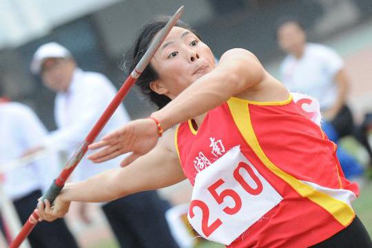 劉春花(亞洲田徑錦標賽女子標槍冠軍) 劉春花(亞洲田徑錦標賽女子標槍冠軍)