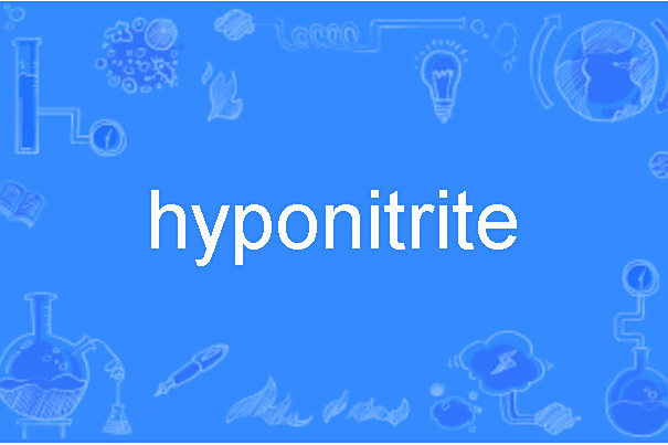 hyponitrite hyponitrite