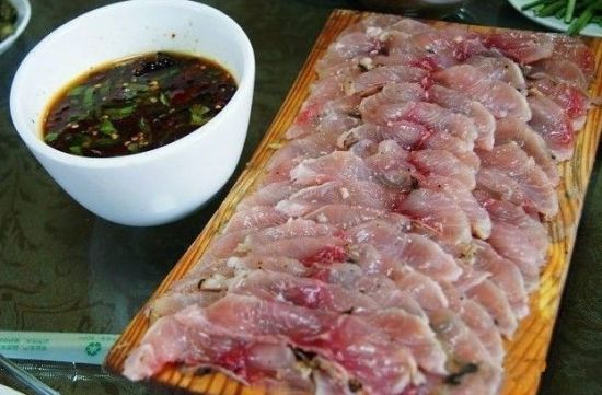 同江赫哲族生魚片