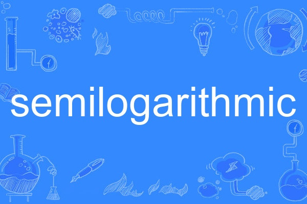 semilogarithmic semilogarithmic