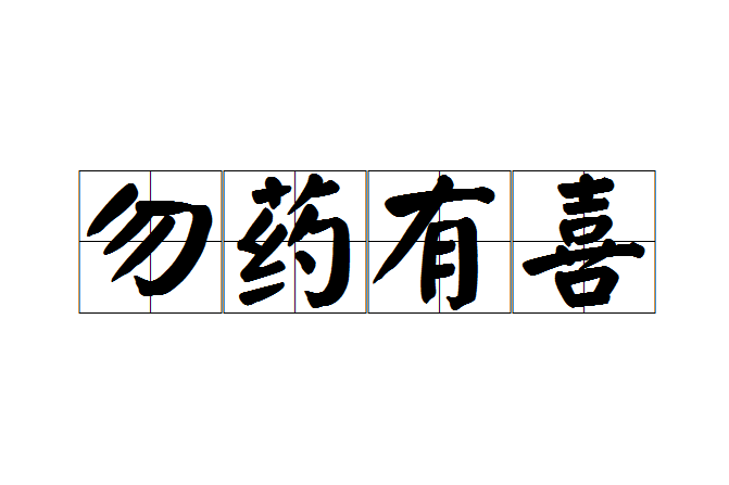 勿藥有喜 勿藥有喜