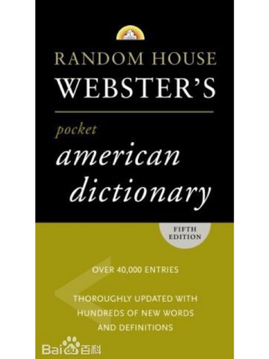 Random House Webster\x27s Pocket American Dictionary, Fifth Edition Random House Webster\x27s Pocket American Dictionary, Fifth Edition