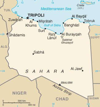 利比亞地圖