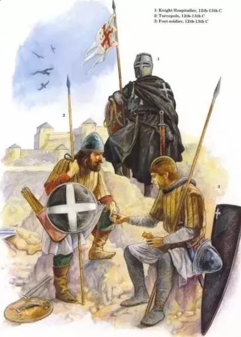 十字軍的騎士 敘利亞本土步兵與歐洲僱傭軍