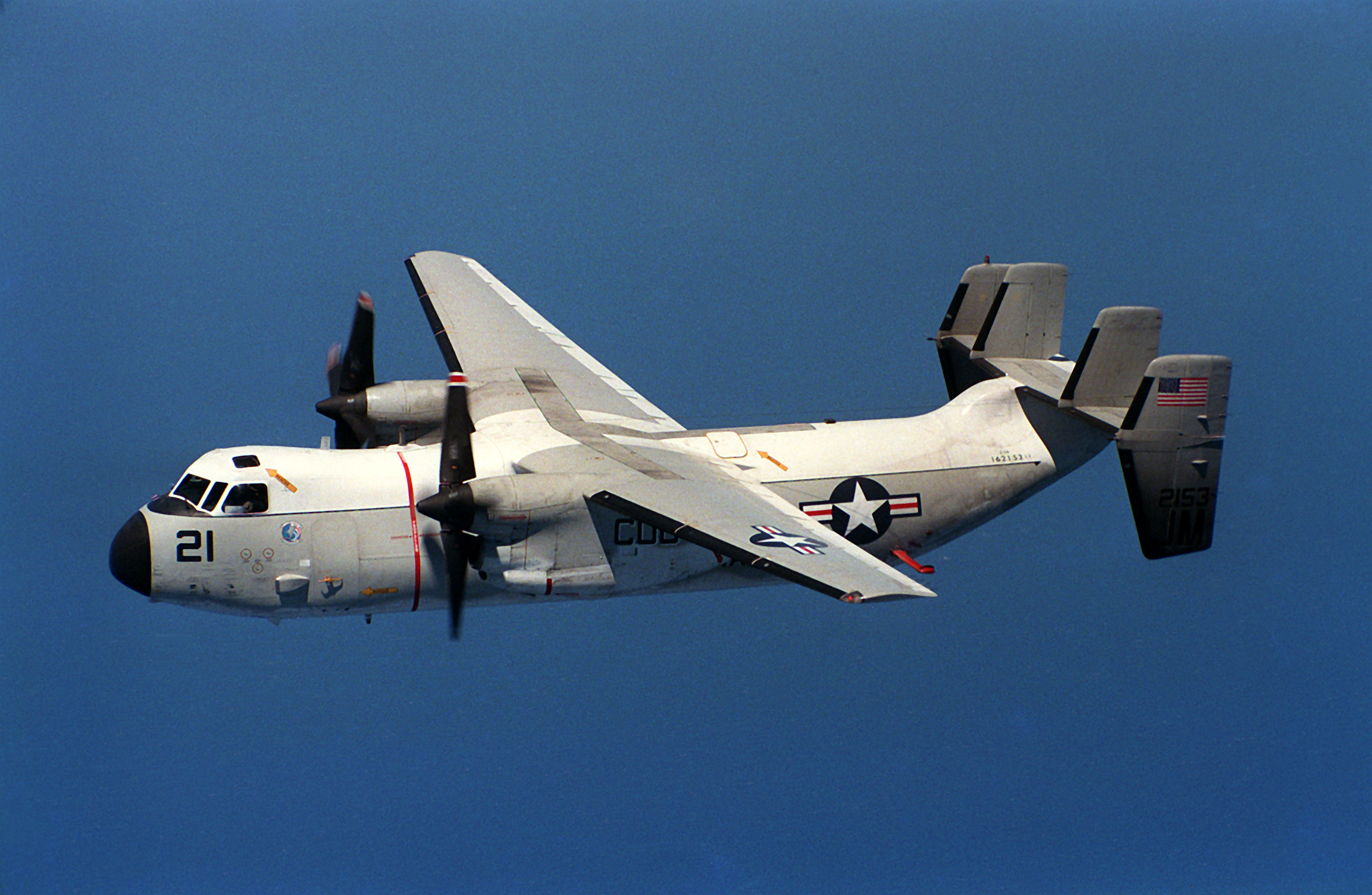 一架隸屬於VR-24中隊的C-2A（1988年〕