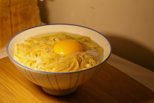 生蛋浸面