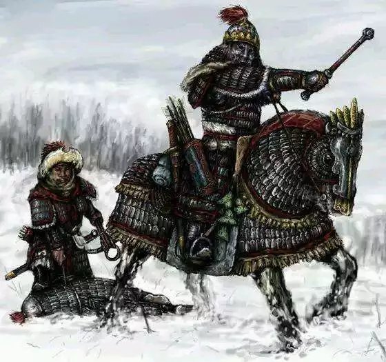 冬季作戰的金軍步騎兵