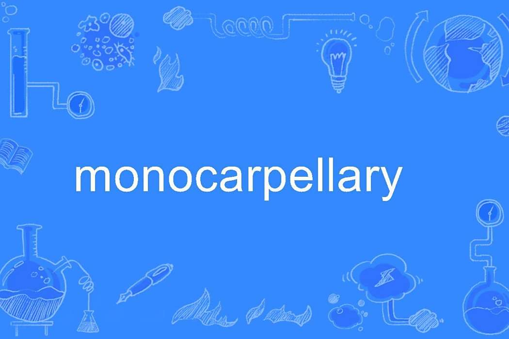 monocarpellary monocarpellary