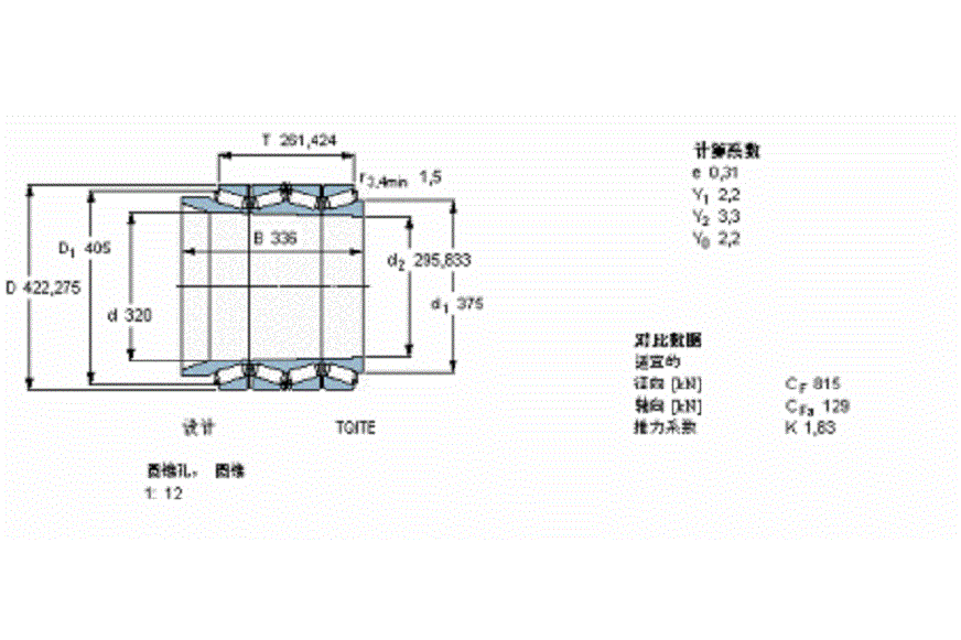 SKF BT4B332962/HA1軸承 SKF BT4B332962/HA1軸承