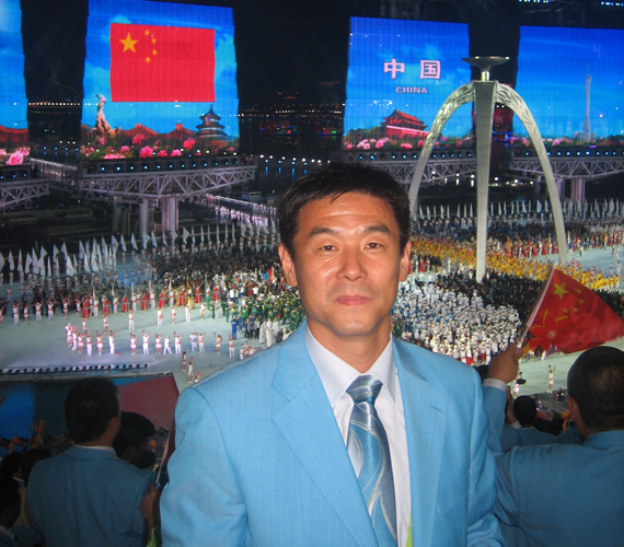 中央財經大學蘇繼革副教授在廣州亞運會