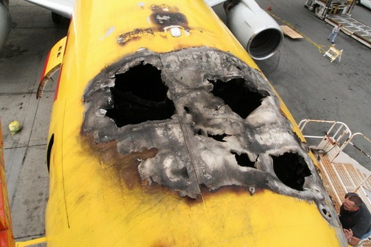2008年ABX航空燒毀的貨機