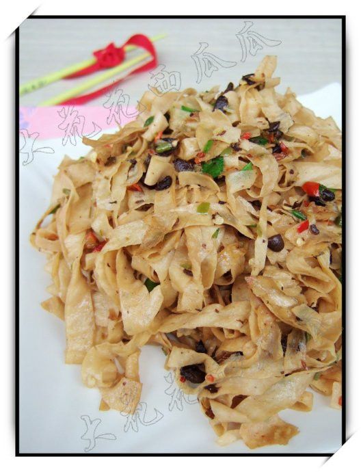 豉椒豆腐皮 豉椒豆腐皮