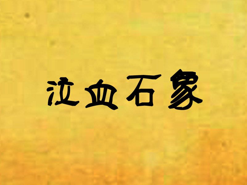 泣血石象 泣血石象